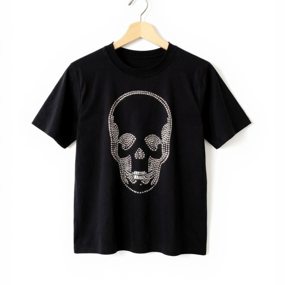 LUCIEN PELLAT-FINET Studded Skull T-Shirt - Picture 2 of 6